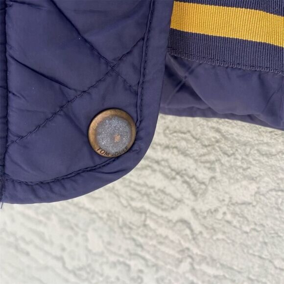 Joules Women's Quilted Jacket Navy Blue Size 6 Mid-Length Casual - Picture 6 of 12